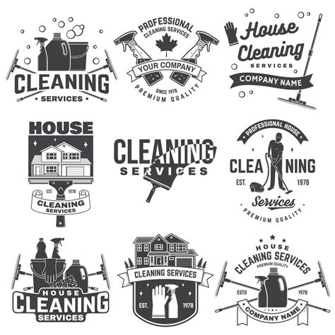 清洁公司徽章系列-矢量清洁公司徽章图片-高清图片-图片素材-寻图免费打包下载