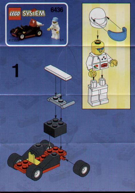 LEGO 6436 Go-Kart Instructions, City