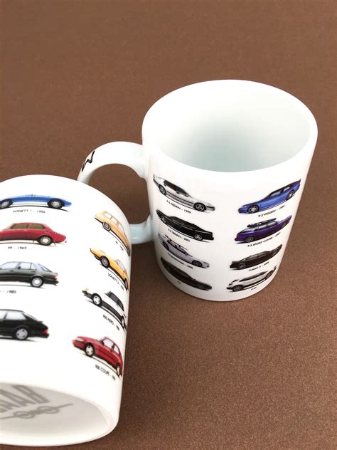 200124 Mug set Saab collection – Skanmobile Classics