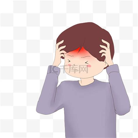 脑瓜疼动漫图片