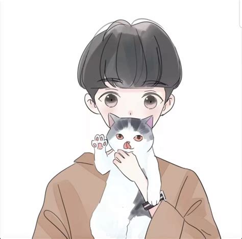 非主流男生头像手绘