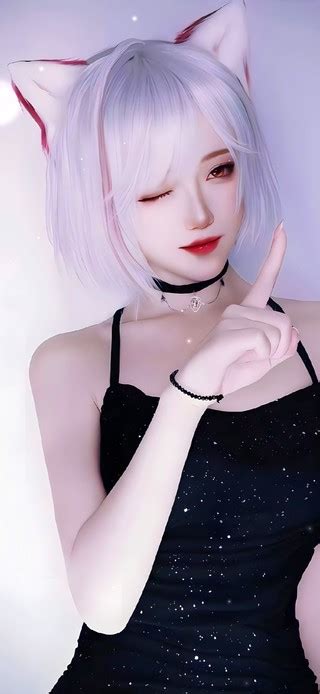 猫样少女图片