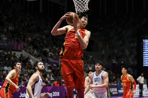 2018雅加达亚运会男篮半决赛：中国86-63中国台北 - 风暴体育
