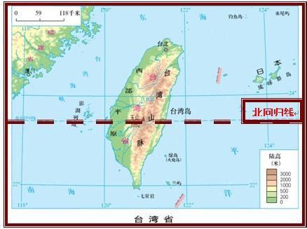 台湾地图高清版地形图_台湾地图_初高中地理网