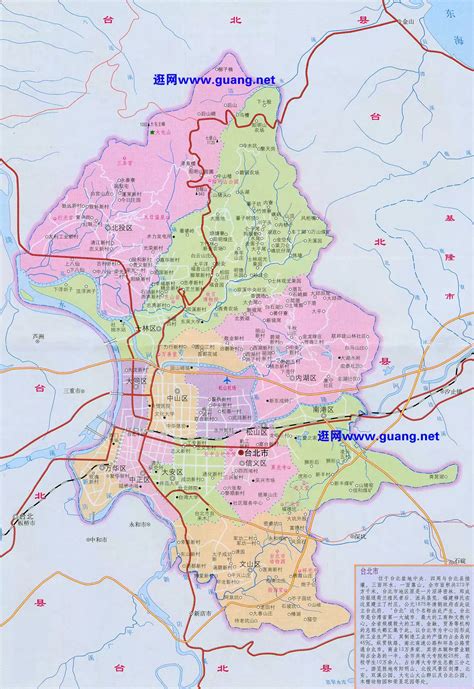 台北地图,台北地图查询,台北地图全图 - 中国地图全图 - 地理教师网
