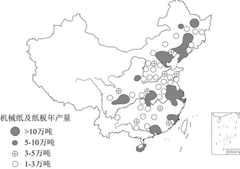 中国纺织工业分布图_中国地图_初高中地理网