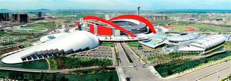 航拍南京奥体中心，亚洲最高级别体育馆，耗资近22亿