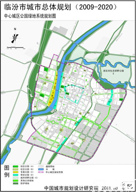 临汾河西规划详细图,临汾市城市规划2035,临汾河西新城规划2020_大山谷图库