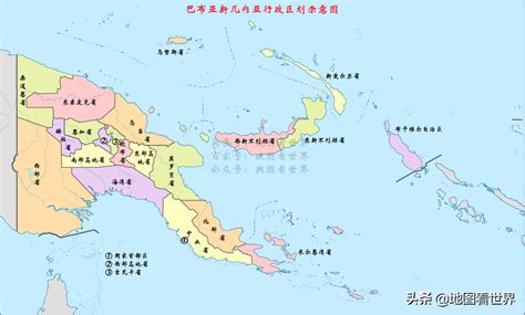 新几内亚岛地图图片