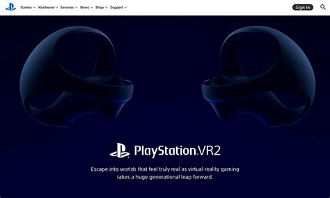 索尼PlayStation VR2官网正式上线|界面新闻 · 快讯