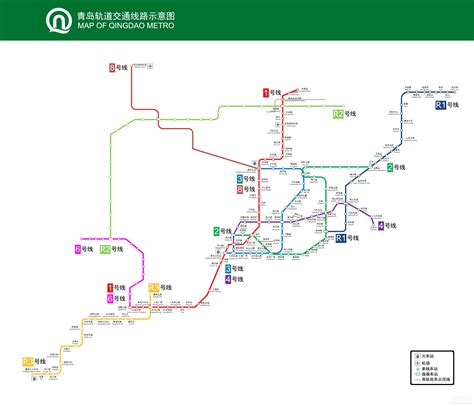 青岛地铁3号线 - 地铁线路图