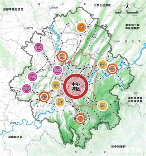 重庆市行政区域图 - 重庆市地图 - 地理教师网