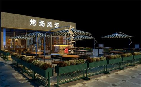 烤场风云——广元餐厅设计案例_美国室内设计中文网