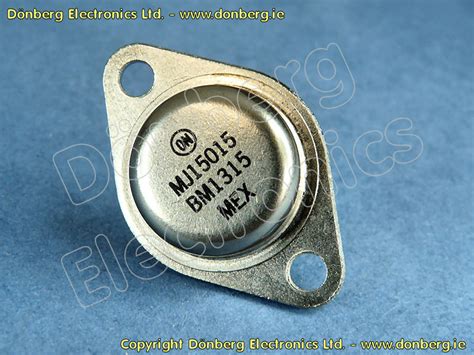 Semiconductor: MJ15015 (MJ 15015) - TRANSISTOR DE SILICIO NPN / 120V ...