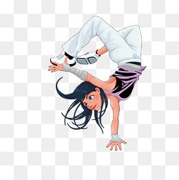甜美女生街舞头像动漫版