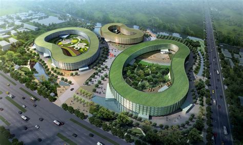 上海国际研发总部3dmax 模型下载-光辉城市