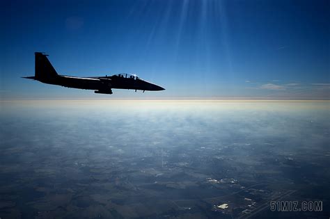 我们空军 f 15e 喷气战斗机 飞机 天空 云 日落 侧影图片免费下载 - 觅知网