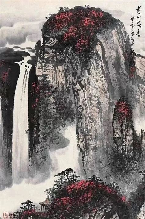 高山流水图图片