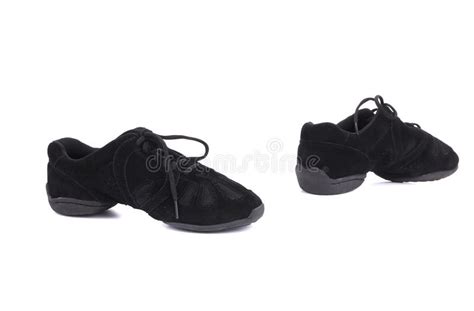 Black dance sneaker. stock image. Image of shoe, sturdy - 41638733