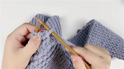 冰条线围巾编织教程