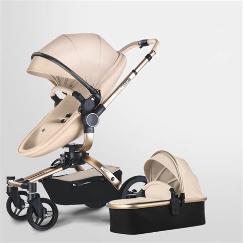 Hotmom Pram New Design 360 Degree 3 In 1 Luxury Folding Baby Stroller ...