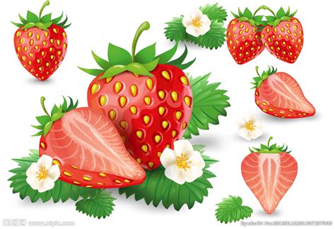 卡通草莓设计图__水果_生物世界_设计图库_昵图网nipic.com