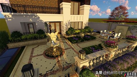欧式多层花园洋房3dmax 模型下载-光辉城市