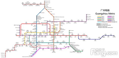 广州 6号线新线路图公布 二期预计年内通车-广州新房网-房天下