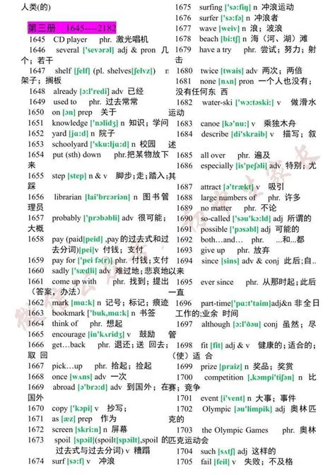 初中英语必背的2182个单词整理好了，赶紧转给孩子！（附电子版）_储备