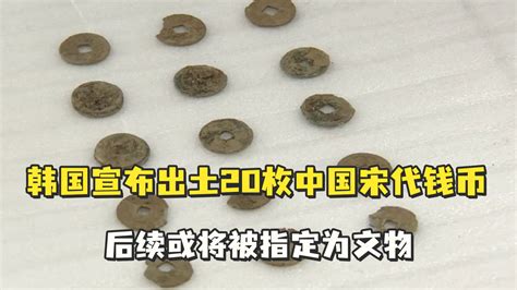 韩国宣布出土20枚中国宋代钱币，后续或将被指定为文物_凤凰网视频_凤凰网