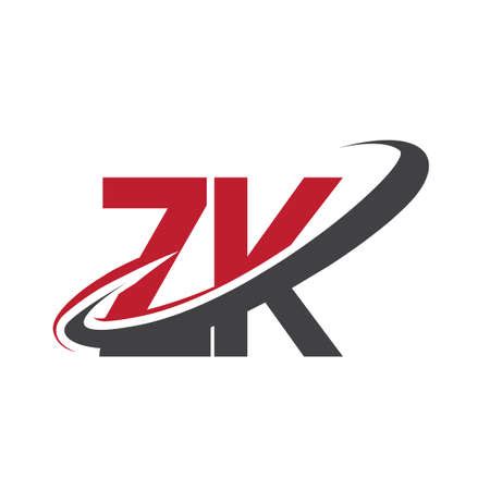 Monogram ZK Logo V2 Gráfico por Greenlines Studios · Creative Fabrica