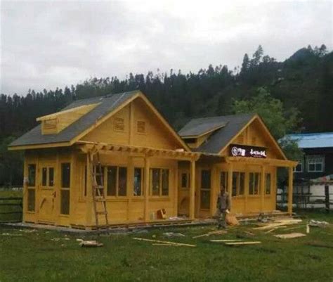 西藏林芝地区波密县售货木屋 - 成功案例 - 成都腾龙装配式建筑科技有限公司