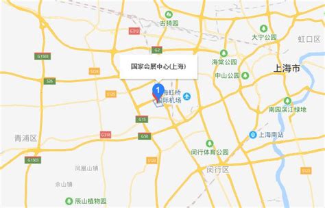 网纵会展网-国家会展中心（上海）版块-展厅平面图
