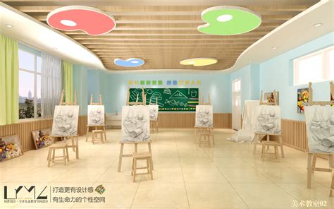 郑州学校美术室装修-美术室设计营造空间灵感氛围_郑州校园文化建设-站酷ZCOOL