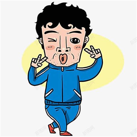 非主流卡通头像撅嘴