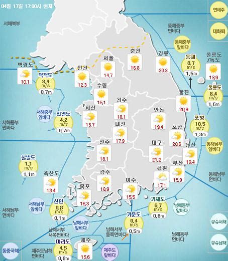 韩国的天气预报-韩国天气预报网站