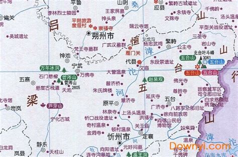 山西省旅游地图 内含山西所有5A级景点 供自驾游参考用_旅泊网