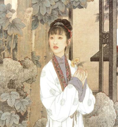 工笔仕女图图片