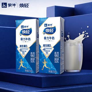MENGNIU 蒙牛 焕轻骨力高钙牛奶乳品 3.2g蛋白质牛奶250ml*12包手提礼盒装【报价 价格 评测 怎么样】 -什么值得买