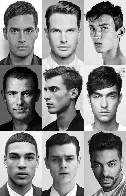 【男士发型、五官、头像参考】全图：O【男士发型、五官、头像参考】