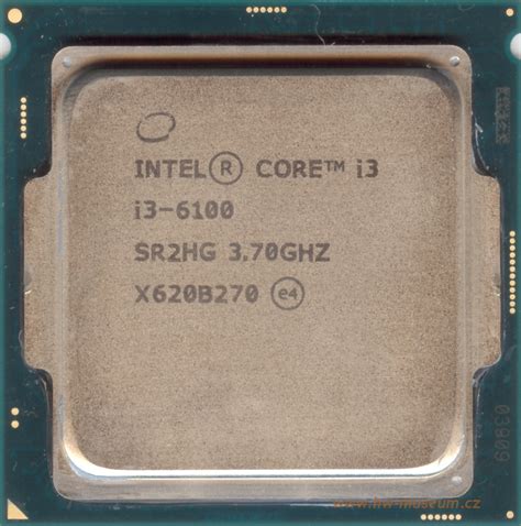 Intel Core i3-6100 - Hardware museum