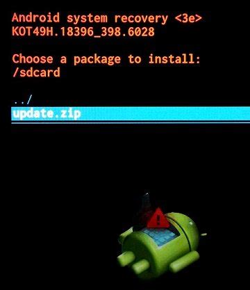 Updating the Android Operating System Using a Recovery Image on Your HP ...