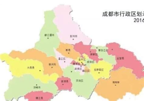 成都最新区域划分图_成都行政区域划分图 - 随意贴