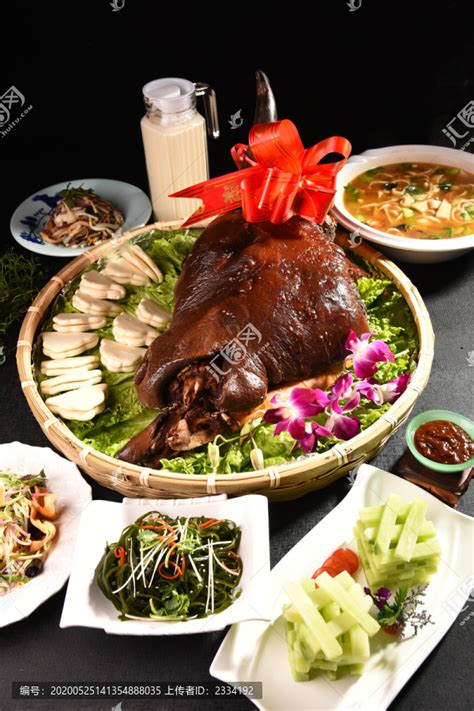 鸿运牛头宴,中国菜系,食品餐饮,摄影素材,汇图网www.huitu.com