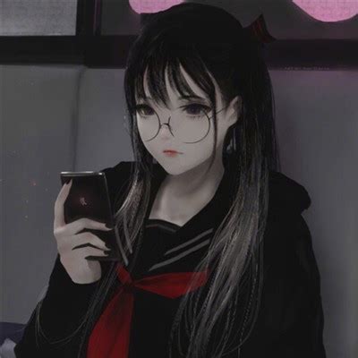 非主流诡异头像女生