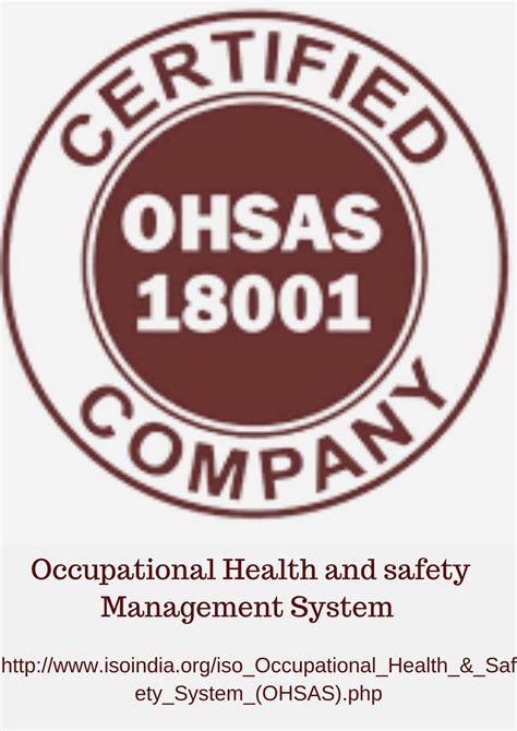 OHSAS 18001:2007 - ISO certification India