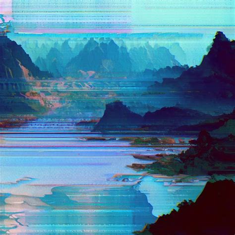 【神秘艺术家Dao Bomb】以数字303重构中国“青绿山水”-数艺网