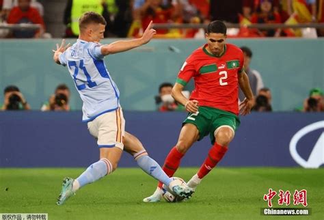 摩洛哥首进世界杯八强 西班牙队三粒点球全部罚失_摩洛哥队_比赛_阿什拉夫