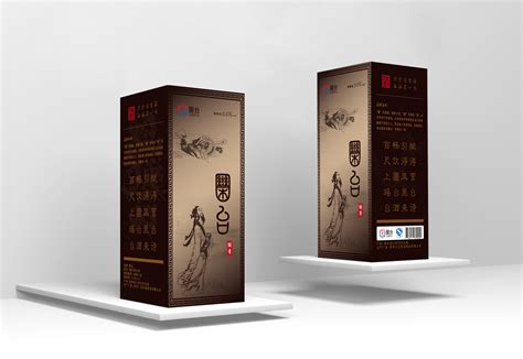 个性白酒包装盒|平面|包装|设计师_心岛 - 原创作品 - 站酷 (ZCOOL)