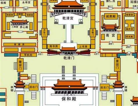 皇宫平面图图片